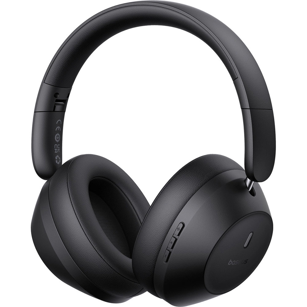 Bezprzewodowe słuchawki nauszne Baseus Bass 30 Max, Bluetooth 5.3, czarne