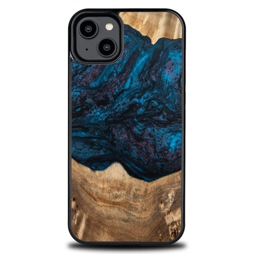 Image of Drewniane etui Bewood do iPhone 15 Plus, Neptun