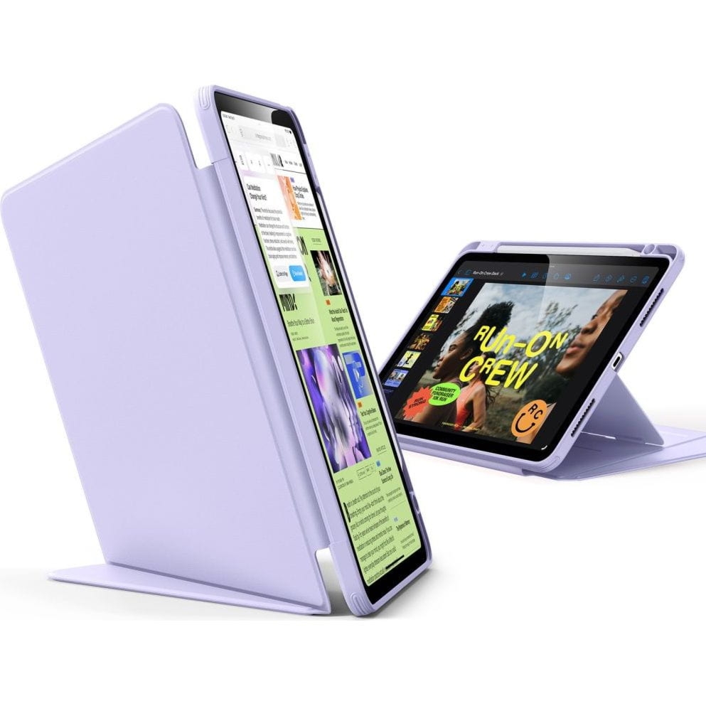 Etui z klapką ESR Flip Hybrid do iPad Air 11″ / 10.9″ 2020-2026, fioletowe