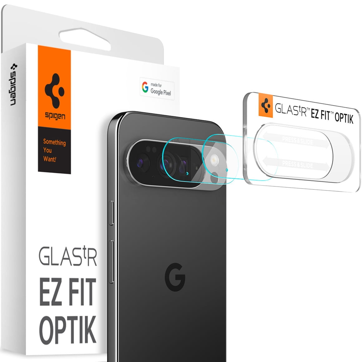 Szkło na aparat Spigen Glas.tR EZ Fit Optik 2-Pack do Google Pixel 10 Pro XL, przezroczyste