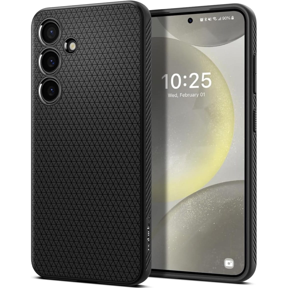 Etui Spigen Liquid Air do Galaxy S24, czarne