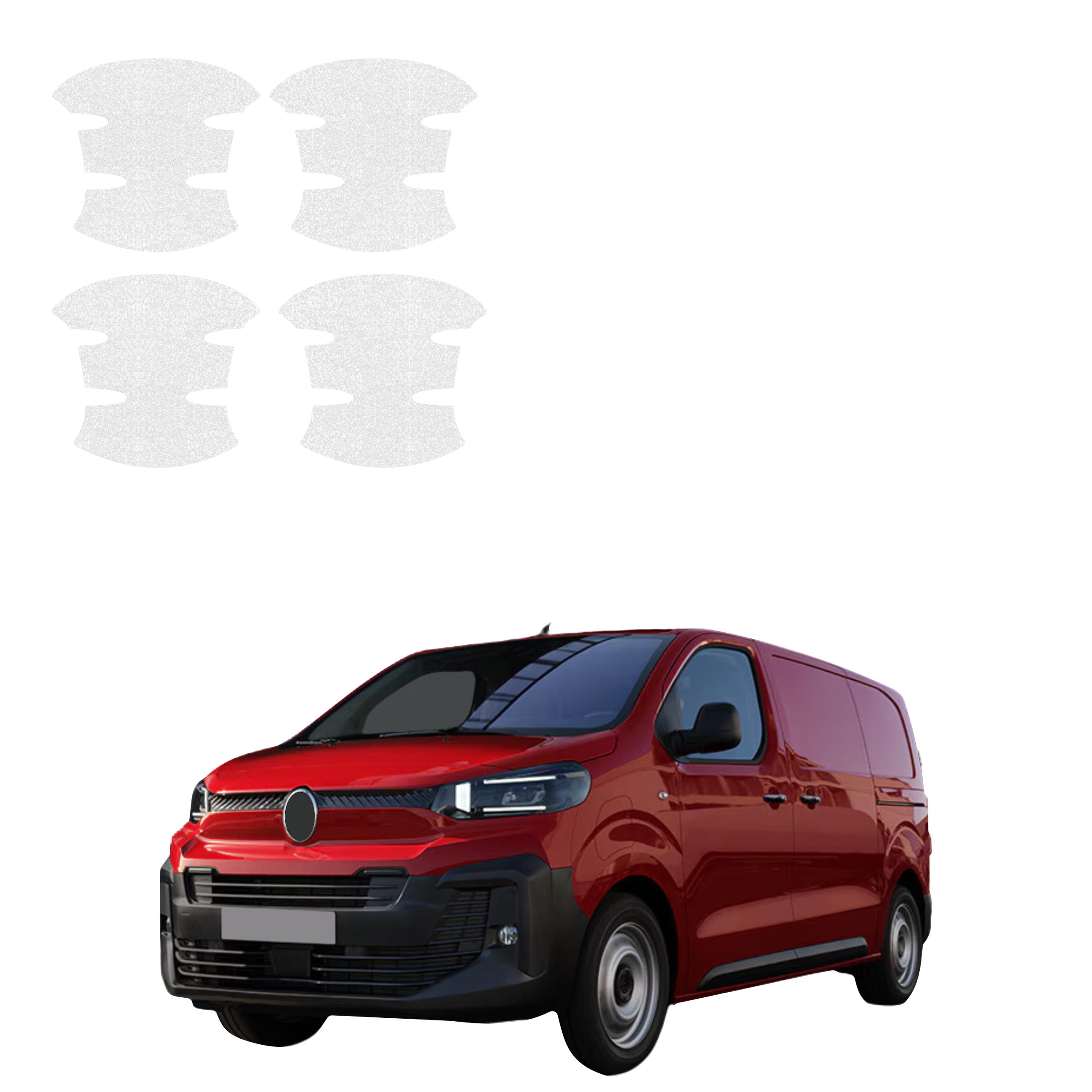 4w1 Bezbarwna powłoka techniczna Grizz Protector pod klamki Citroen Jumpy (2024-2026)