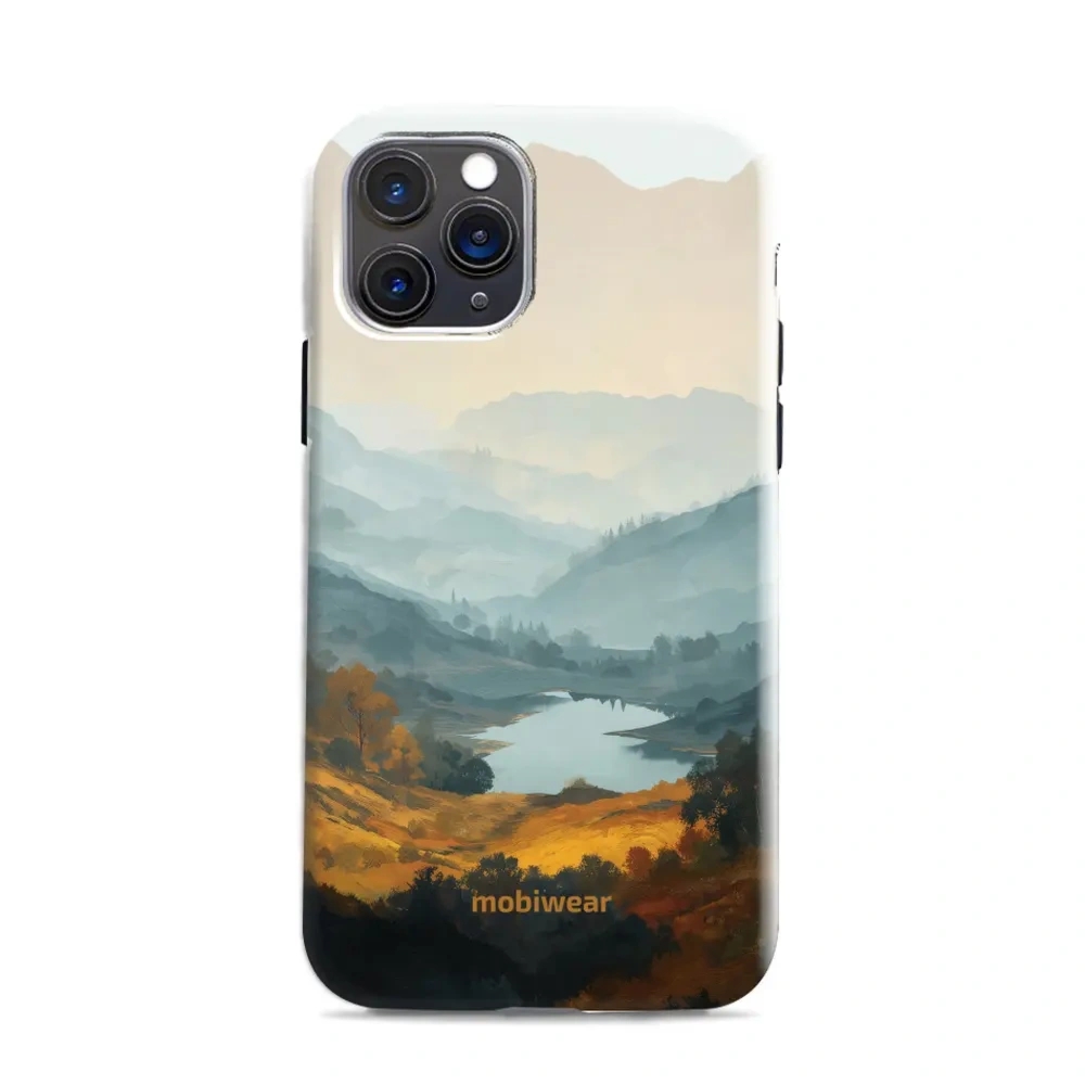 Etui ochronne do iPhone 11 Pro, Mobiwear Elite Pro, jezioro w dolinie