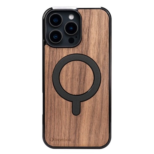 Image of Drewniane etui do iPhone 16 Pro Max, Bewood Orzech Amerykański MagSafe