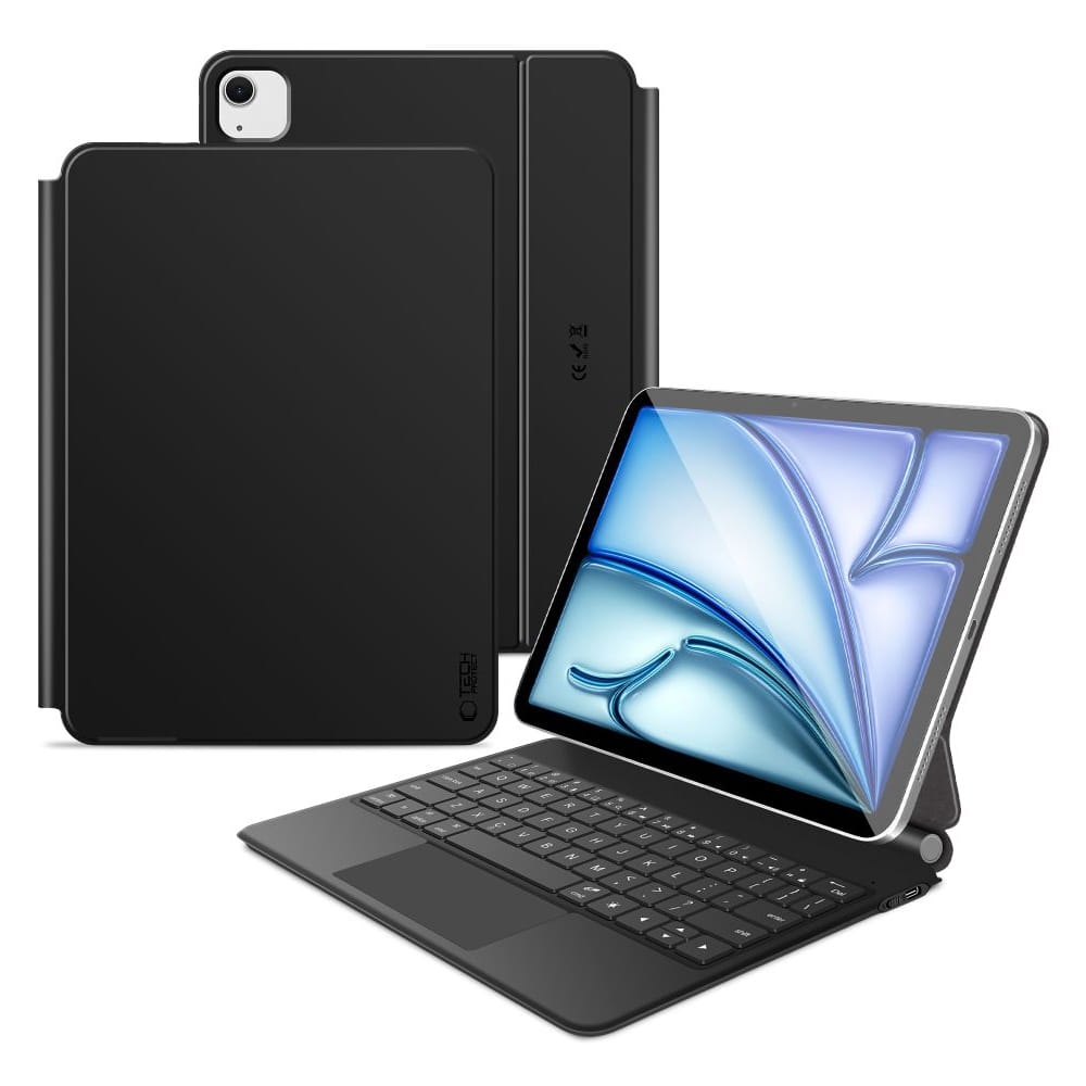 Image of OUTLET: Etui z klawiaturą Tech Protect Smartcase Keyboard do iPad Air 11" / 10.9" 2025/2024/2022/2020, czarne