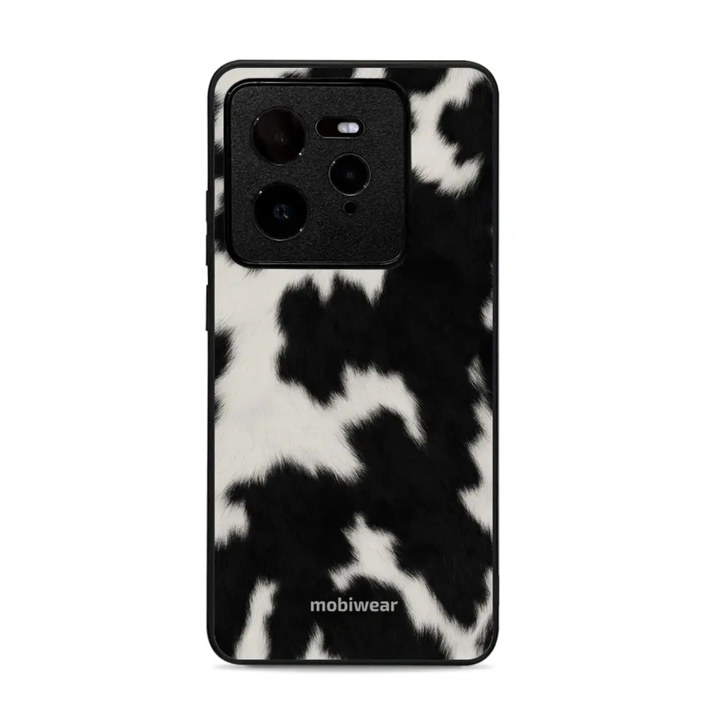 Etui ochronne do Realme GT 7 Pro, Mobiwear Glossy Case, krowie futerko