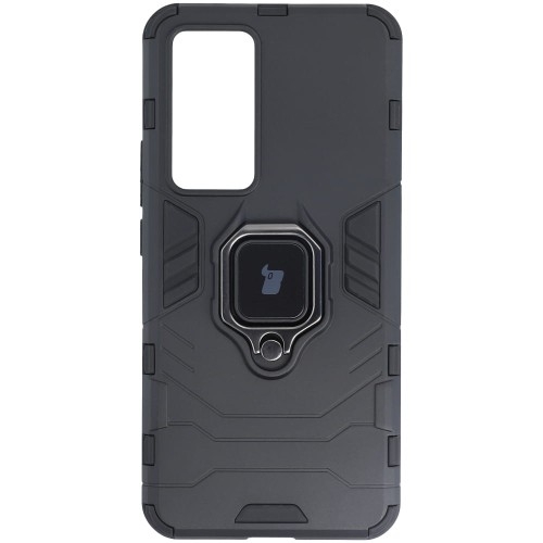 Image of Etui Bizon Case Armor Ring do Xiaomi 12T, czarne