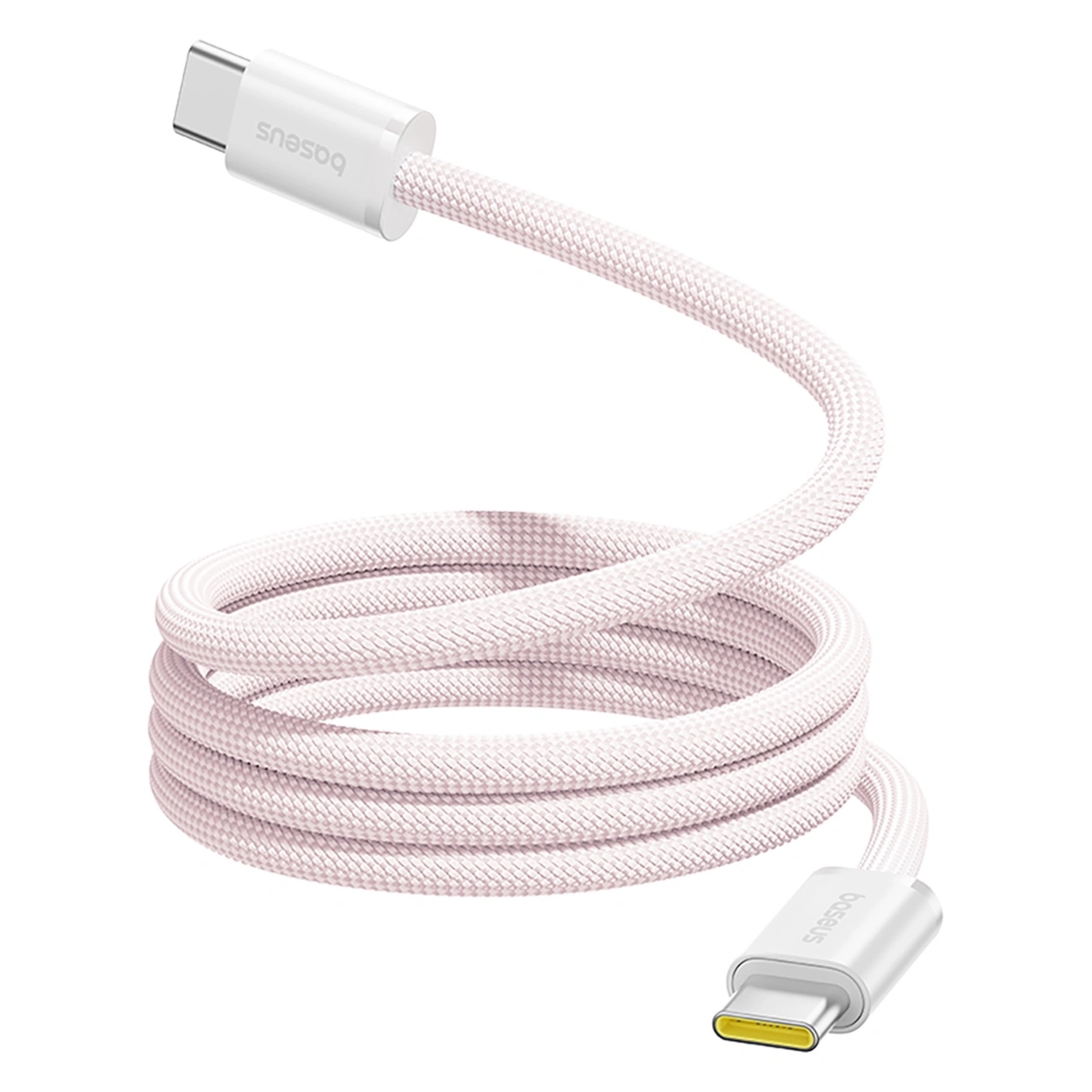 Kabel magnetyczny z oplotem USB-C – USB-C, Baseus Dynamic 4 Pro 100W PD, 1 m, różowy