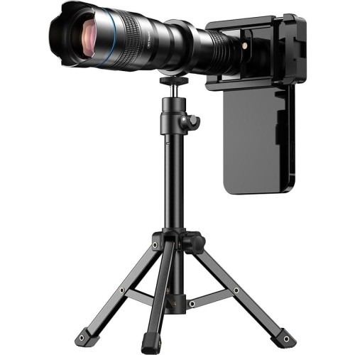 Image of Obiektyw / soczewka / teleskop Apexel z uchwytem na smartfona, makro 36X