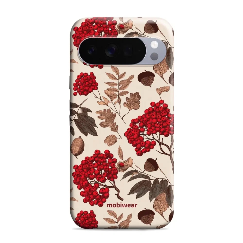 Etui ochronne do Google Pixel 10 Pro XL, Mobiwear Elite Pro, jarzębina na ecru
