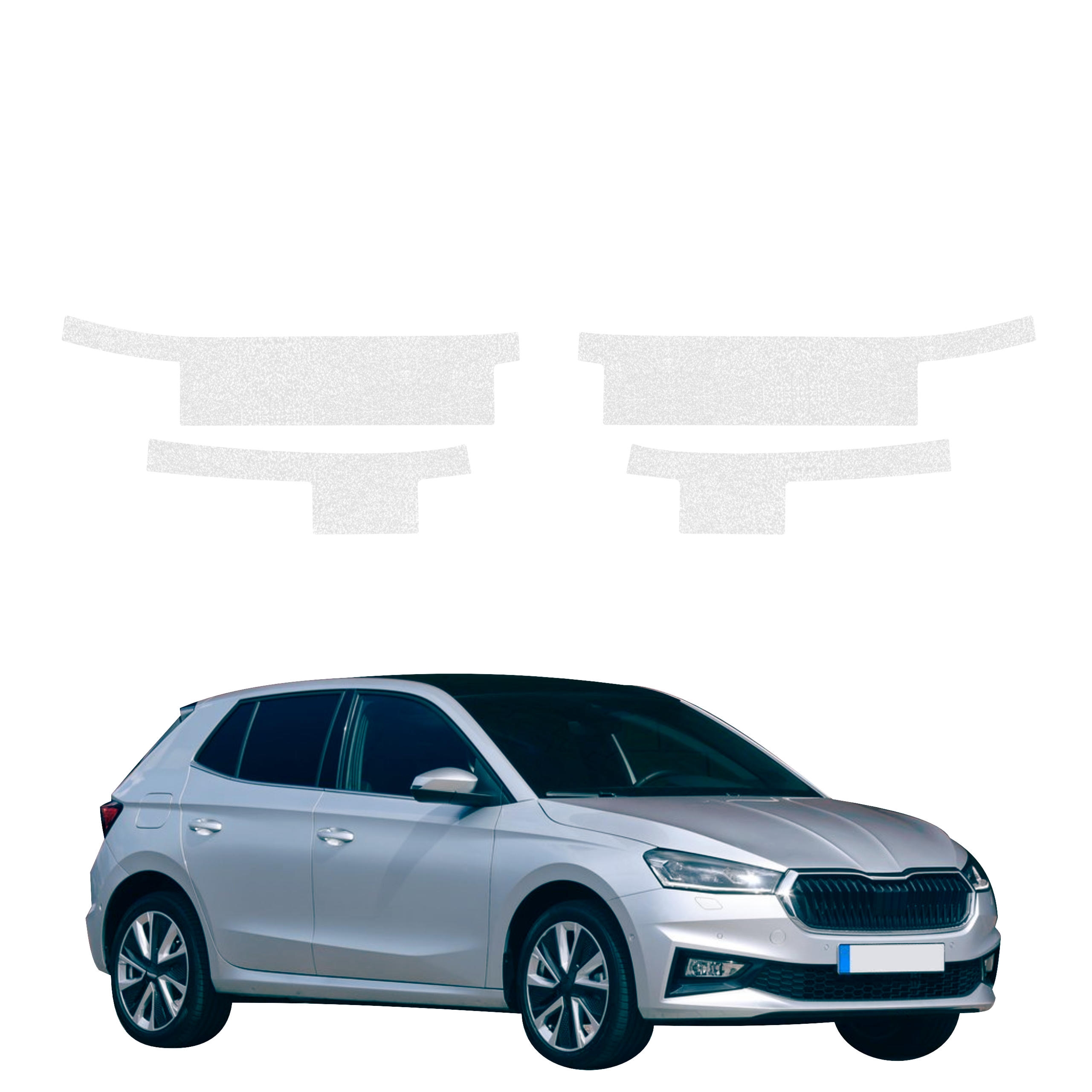 4w1 Bezbarwna powłoka techniczna Grizz Protector na progi Skoda Fabia 4 (2021-2026)