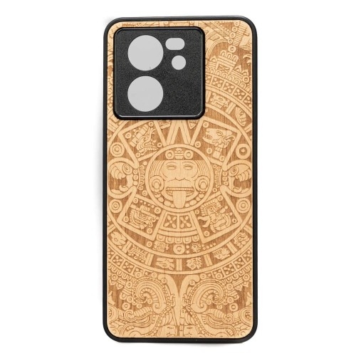 Image of Drewniane etui Bewood do Xiaomi 13T / 13T Pro KALENDARZ AZTECKI ANIEGRE