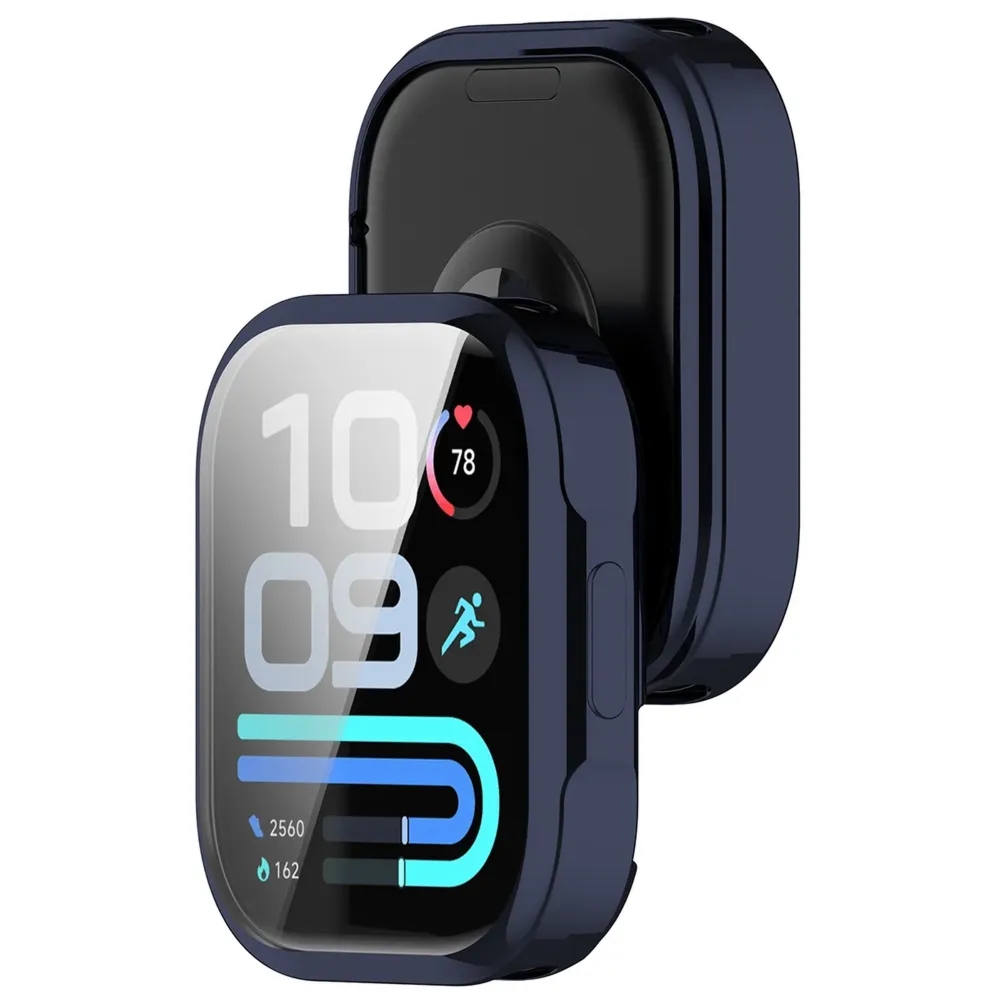 Etui z osłoną ekranu Bizon Case Watch Felipe do Xiaomi Redmi Watch 6 Lite, niebieskie