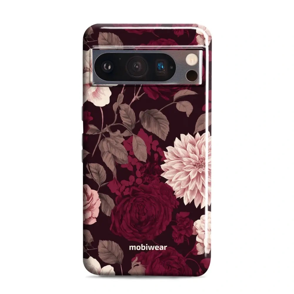 Etui ochronne do Google Pixel 8 Pro, Mobiwear Elite Pro, wino i dalie