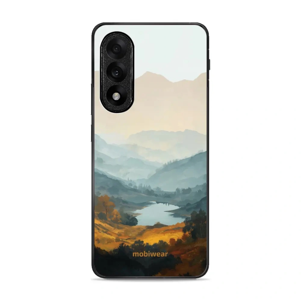 Etui ochronne do OnePlus Nord 5, Mobiwear Glossy Case, jezioro w dolinie