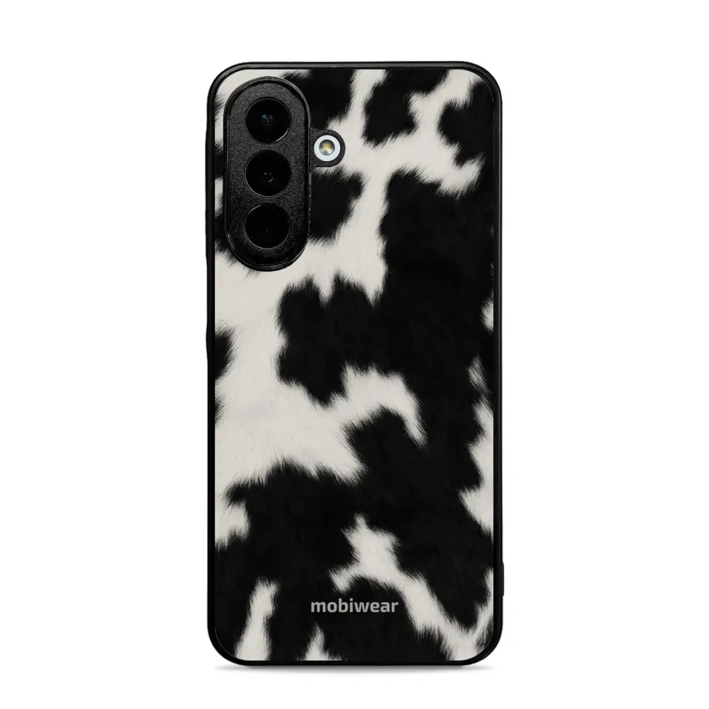 Etui ochronne do Galaxy A27 5G, Mobiwear Glossy Case, krowie futerko