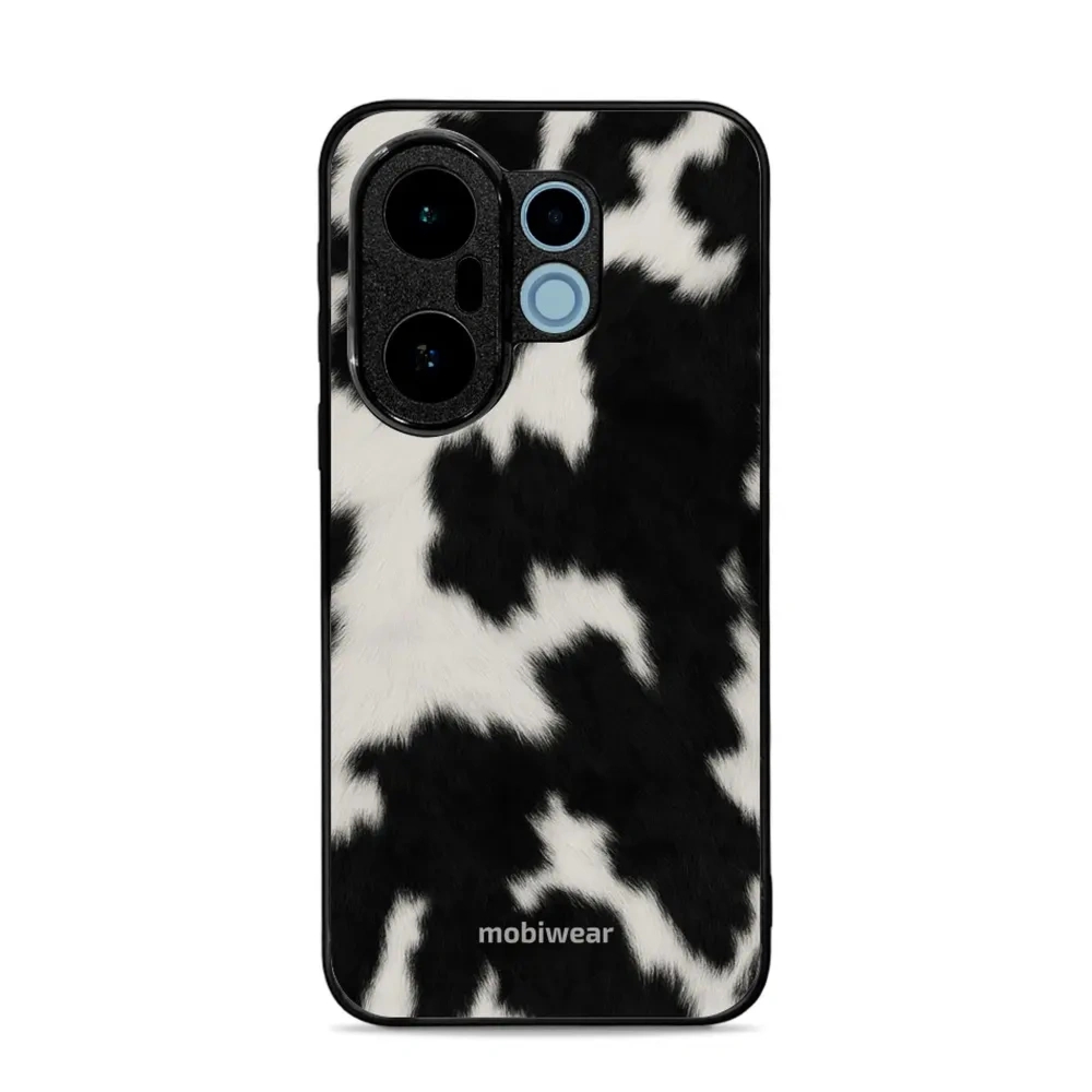 Etui ochronne do Vivo X200 FE, Mobiwear Glossy Case, krowie futerko