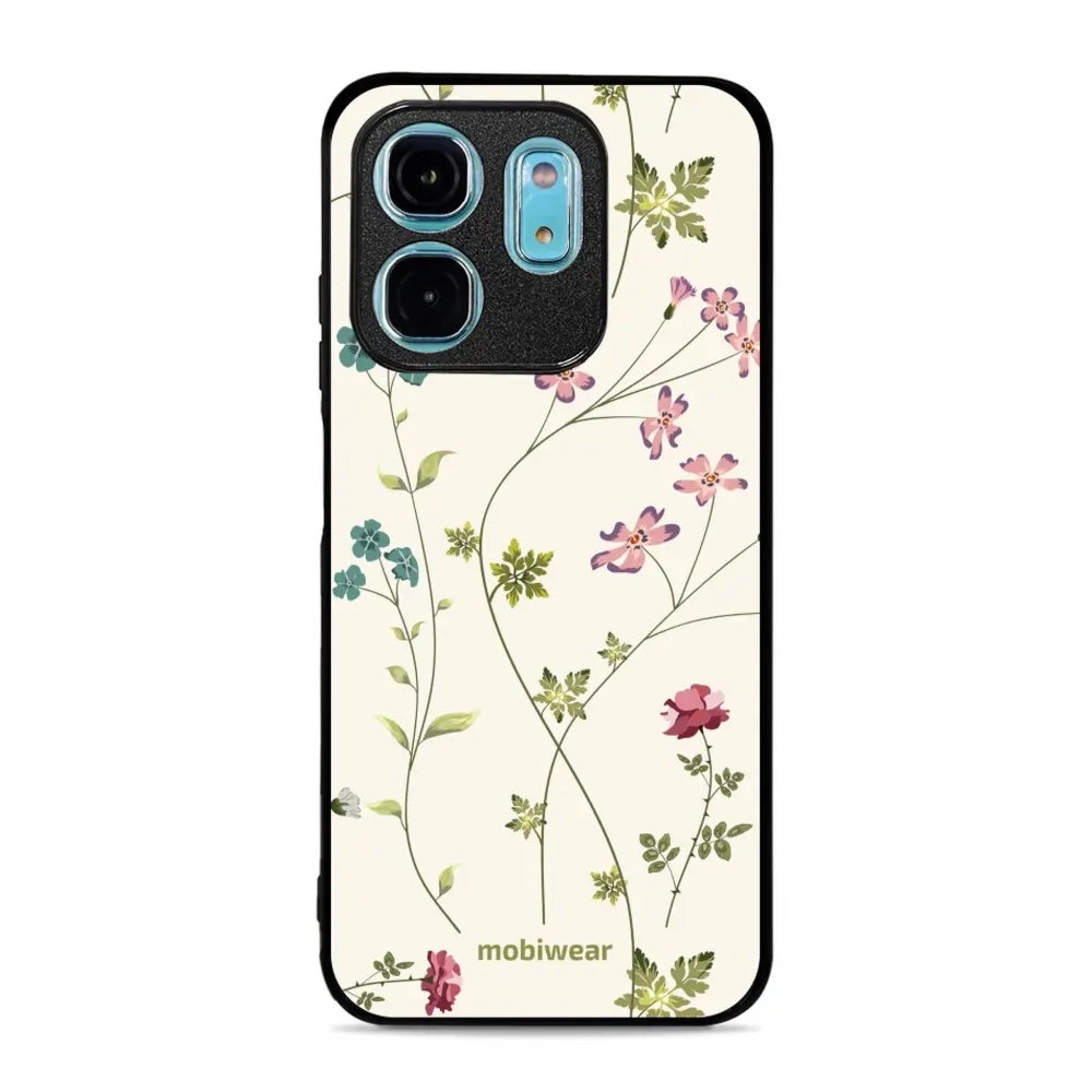 Etui ochronne do Infinix Smart 9, Mobiwear Glossy Case, sielski kwiat