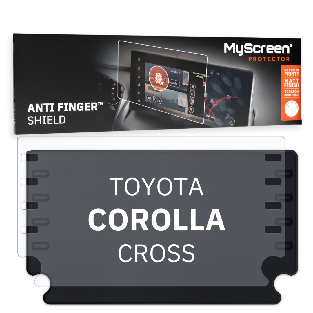 Folia samochodowa na ekran główny, MyScreen Anti Finger Shield do Toyota COROLLA CROSS I (2018-2022), matowa