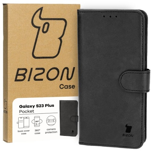 Image of Etui Bizon Case Pocket do Samsung Galaxy S23 Plus, czarne