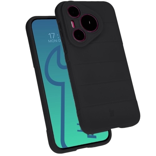 Image of Pancerne etui Bizon Case Tur do Huawei Pura 70, czarne