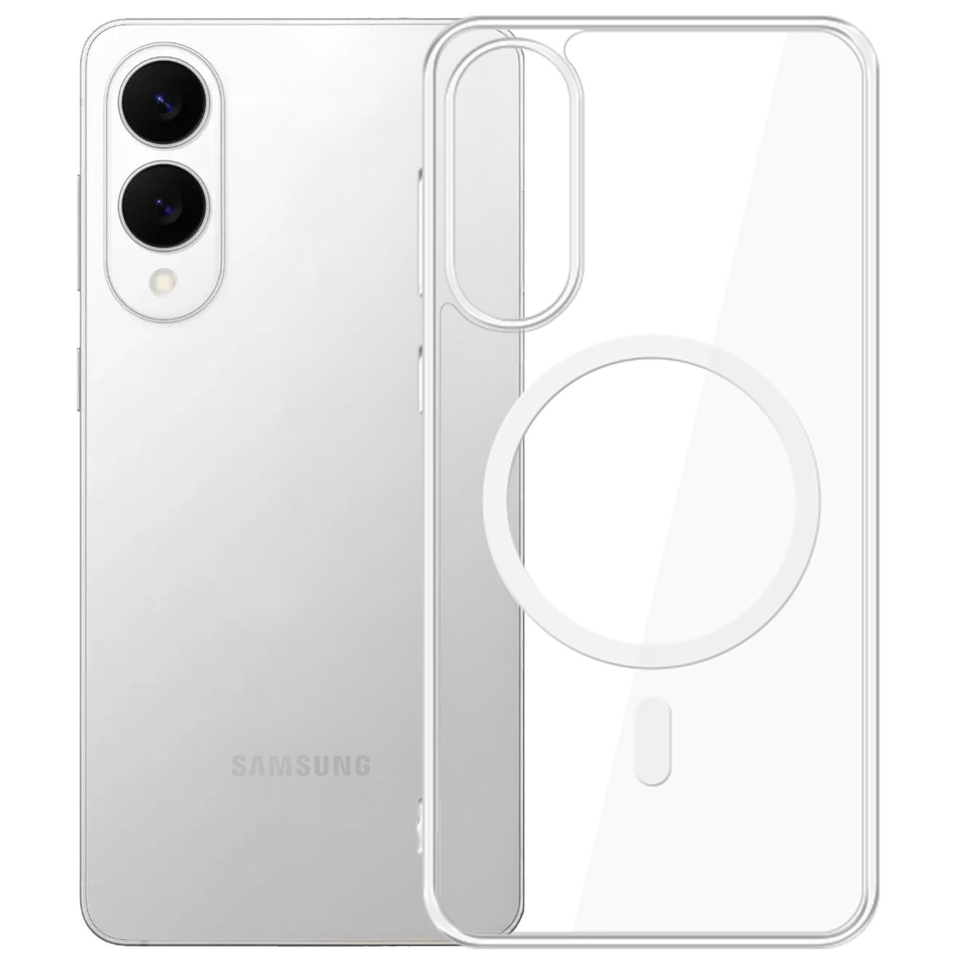 Etui 3mk MagCase do Galaxy S25 Edge, przezroczysto-białe