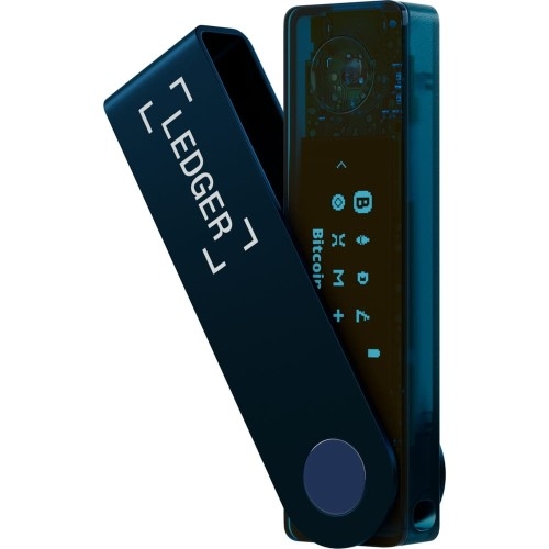 Image of Portfel sprzętowy do kryptowalut i NFT Ledger Nano X, niebieski