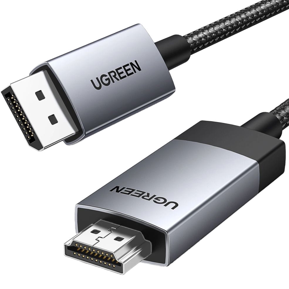 Kabel Ugreen DP119 DisplayPort do HDMI 2m, szary