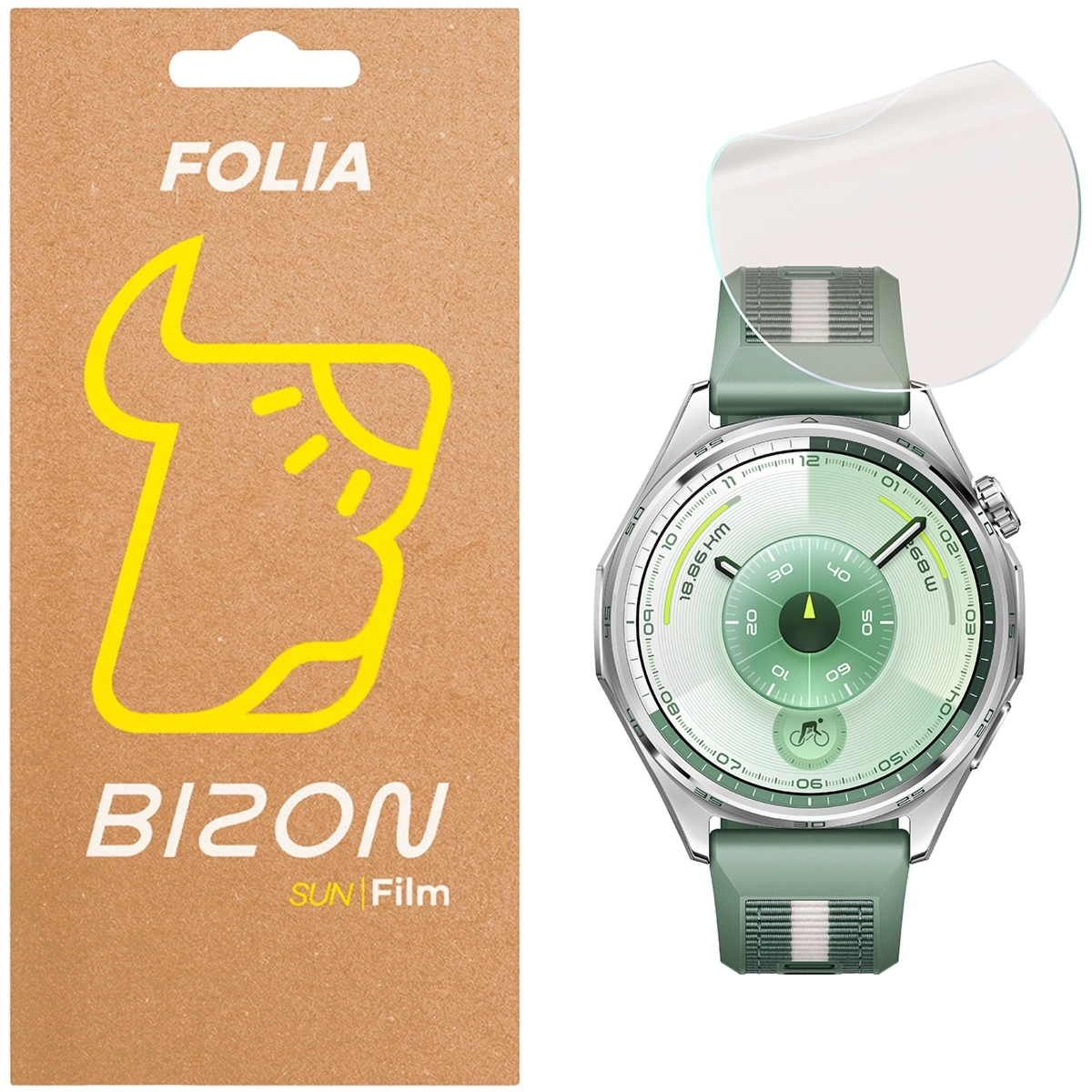 Folia matowa Bizon Watch Film Sun do Huawei Watch GT6 46 mm