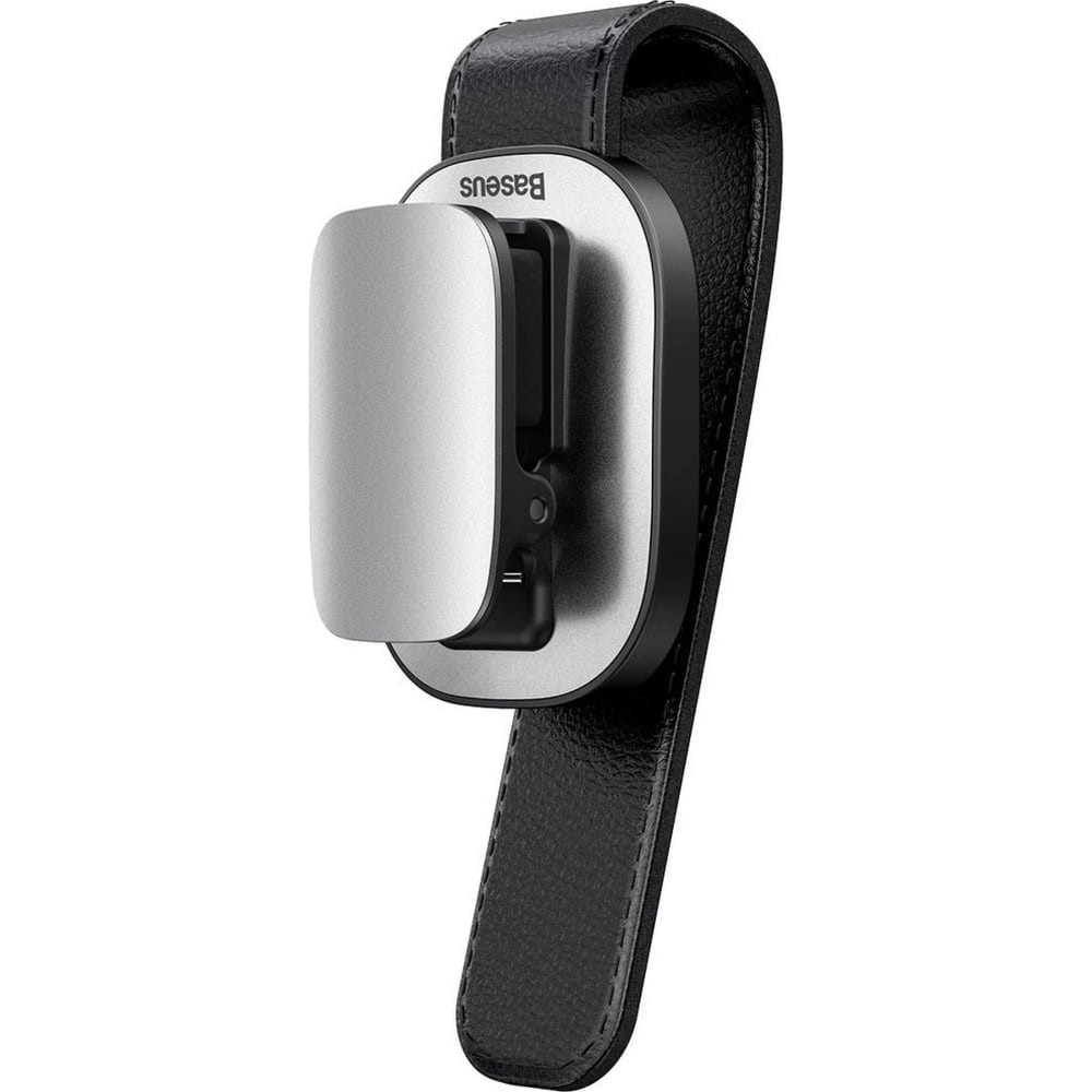 Uchwyt samochodowy / Klips na okulary Baseus  Platinum Vehicle Eyewear Clip, czarny / srebrny