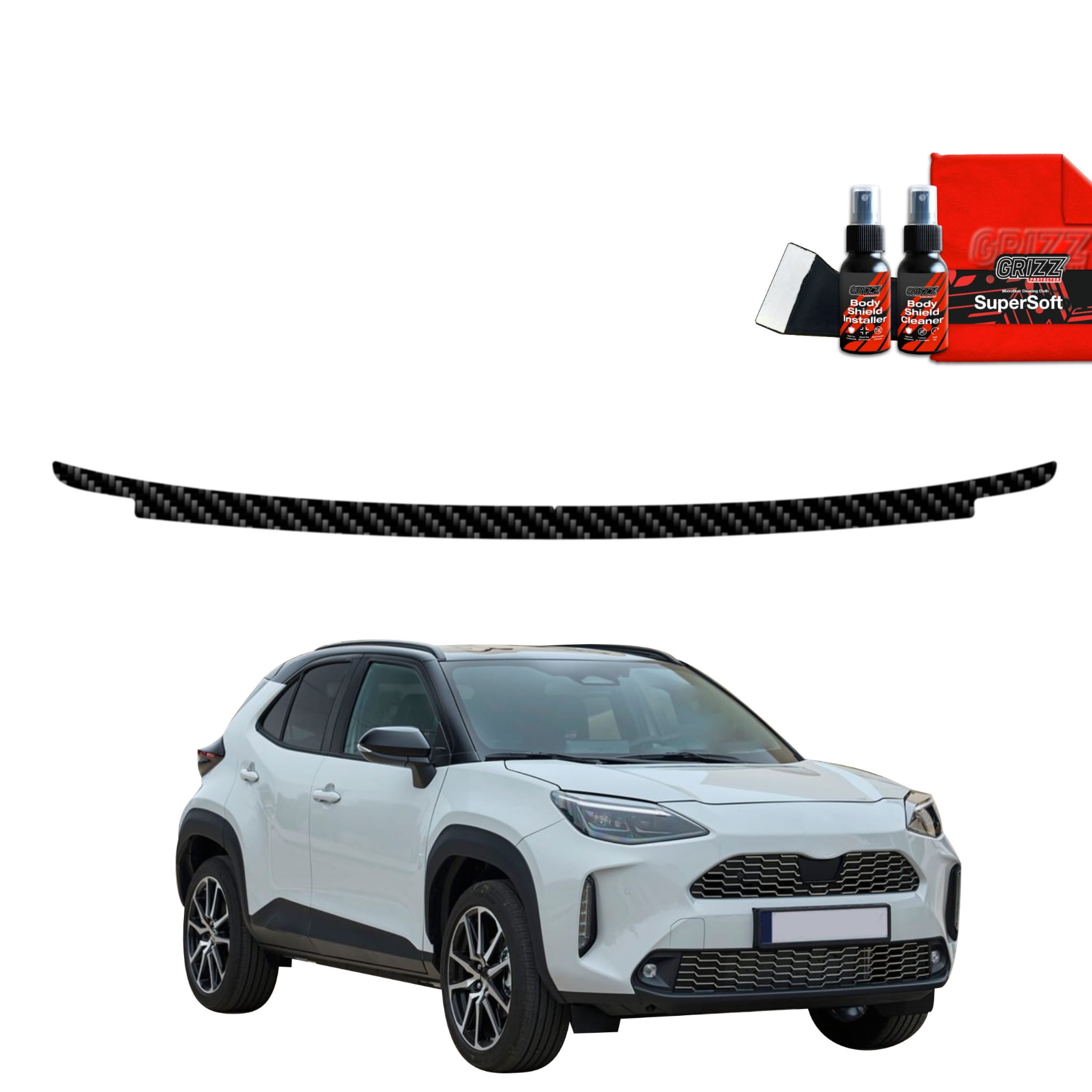 Folia karbonowa Grizz Protector na próg bagażnika do Toyota Yaris Cross (2021-2026)