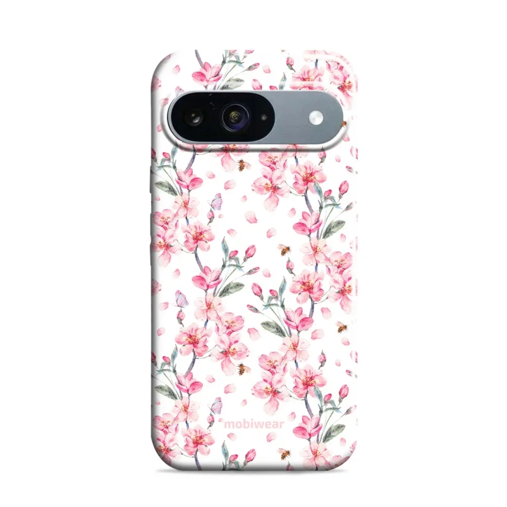 Etui ochronne do Google Pixel 9, Mobiwear Elite Pro, japoński bukiet