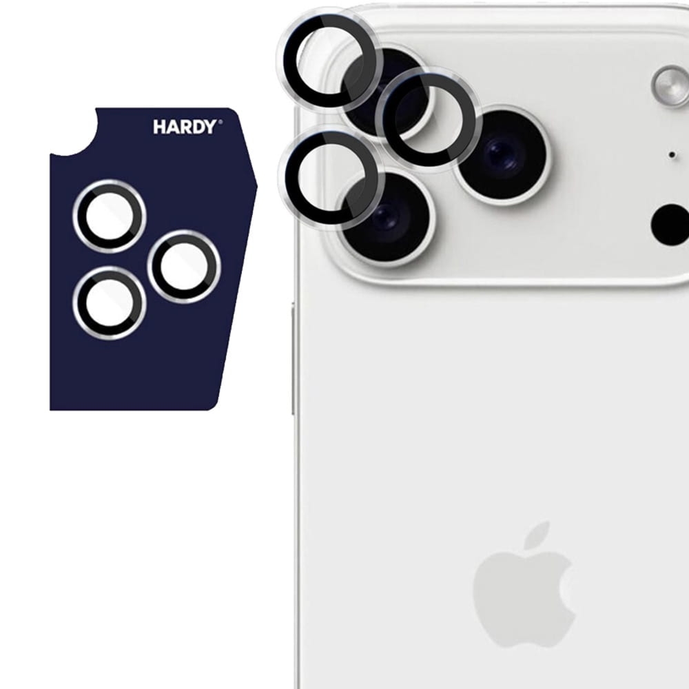 Osłony na aparat 3mk HARDY Lens Protection Pro 1 zestaw dla iPhone 17 Pro Max / 17 Pro, przezroczyste
