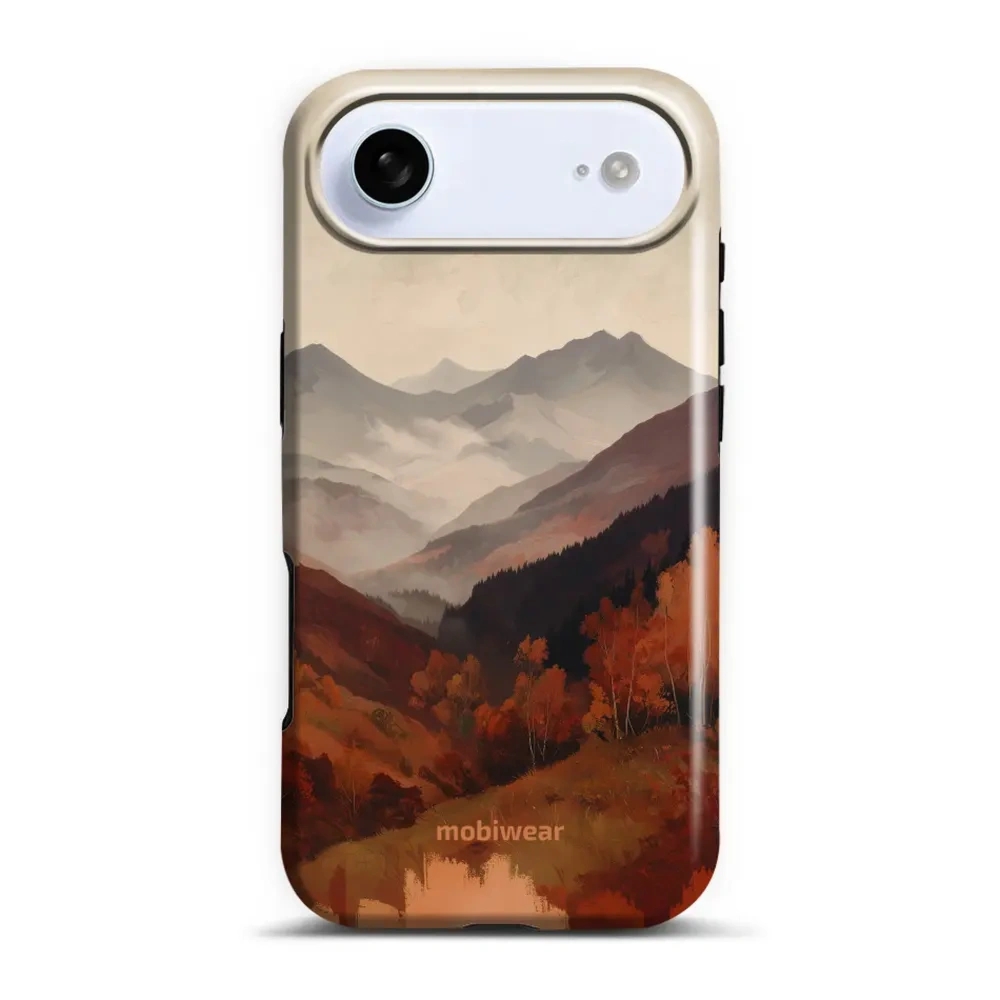Etui ochronne do iPhone Air, Mobiwear Elite Pro, mglista dolina w górach
