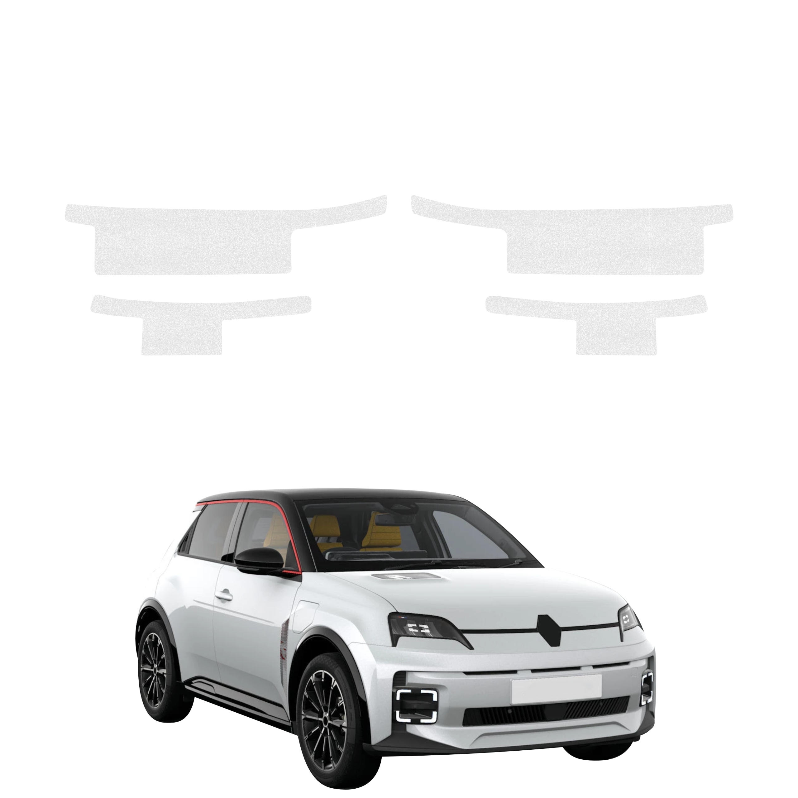 4w1 Bezbarwna powłoka techniczna Grizz Protector na progi Renault R5 (2024-2026)