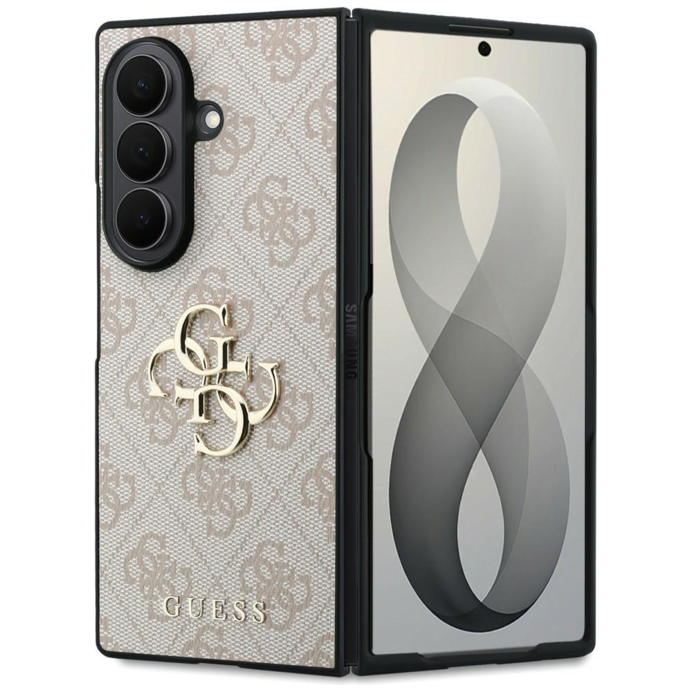 Etui Guess Hardcase 4G Big Metal Logo do Galaxy Z Fold8 Ultra, różowe