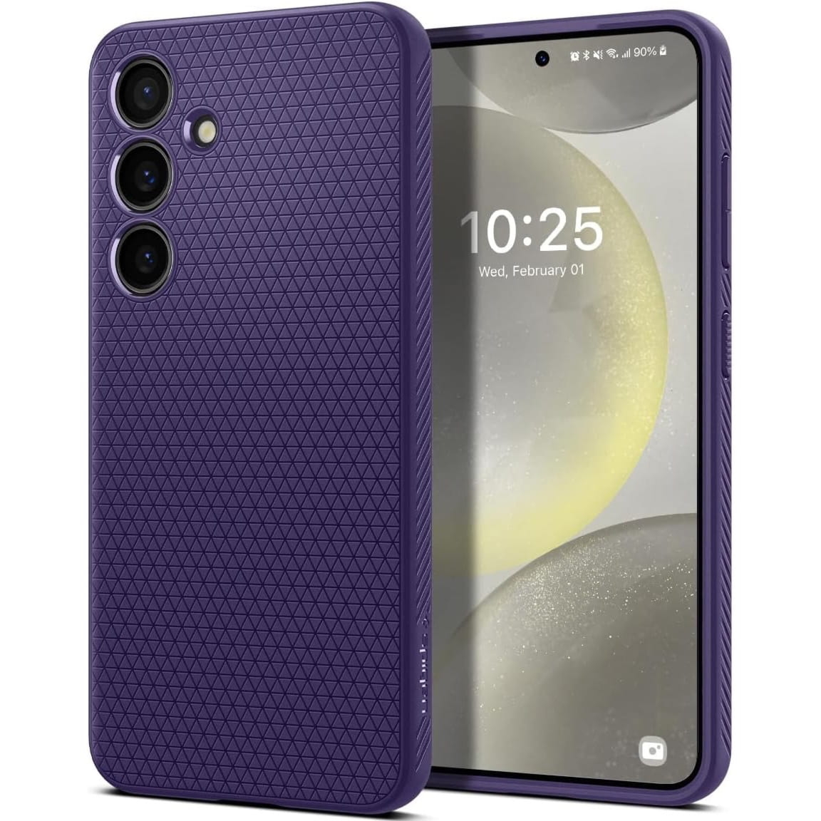 Etui Spigen Liquid Air do Galaxy S24, fioletowe