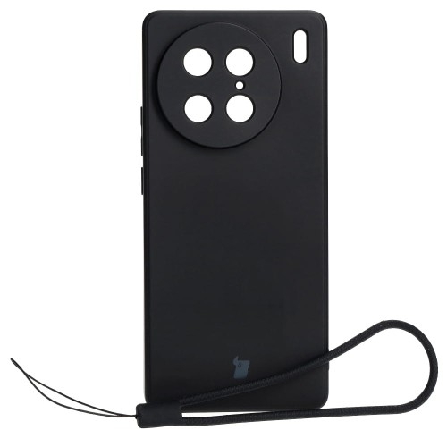 Image of Etui Bizon Case Silicone Sq do VIVO X90 Pro, czarne