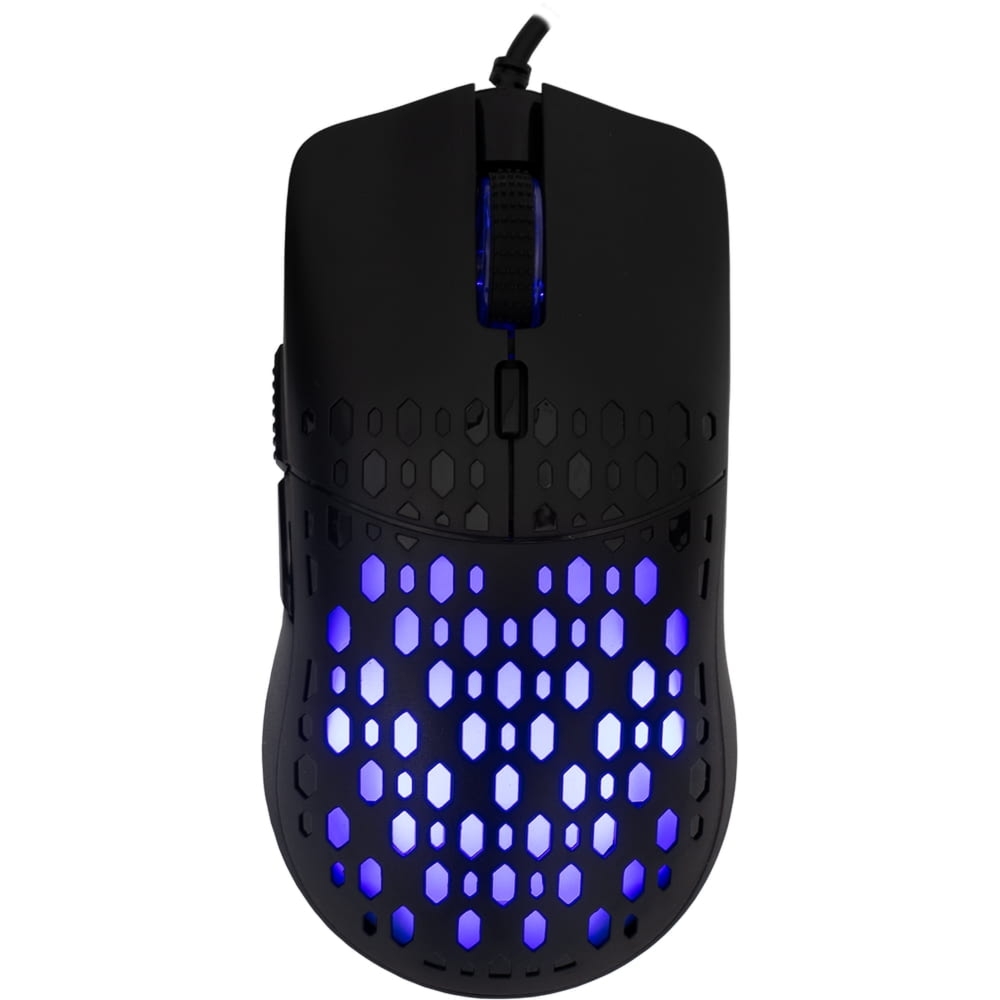 Mysz gamingowa przewodowa, Baracuda Octopus 3600 DPI LED, czarna