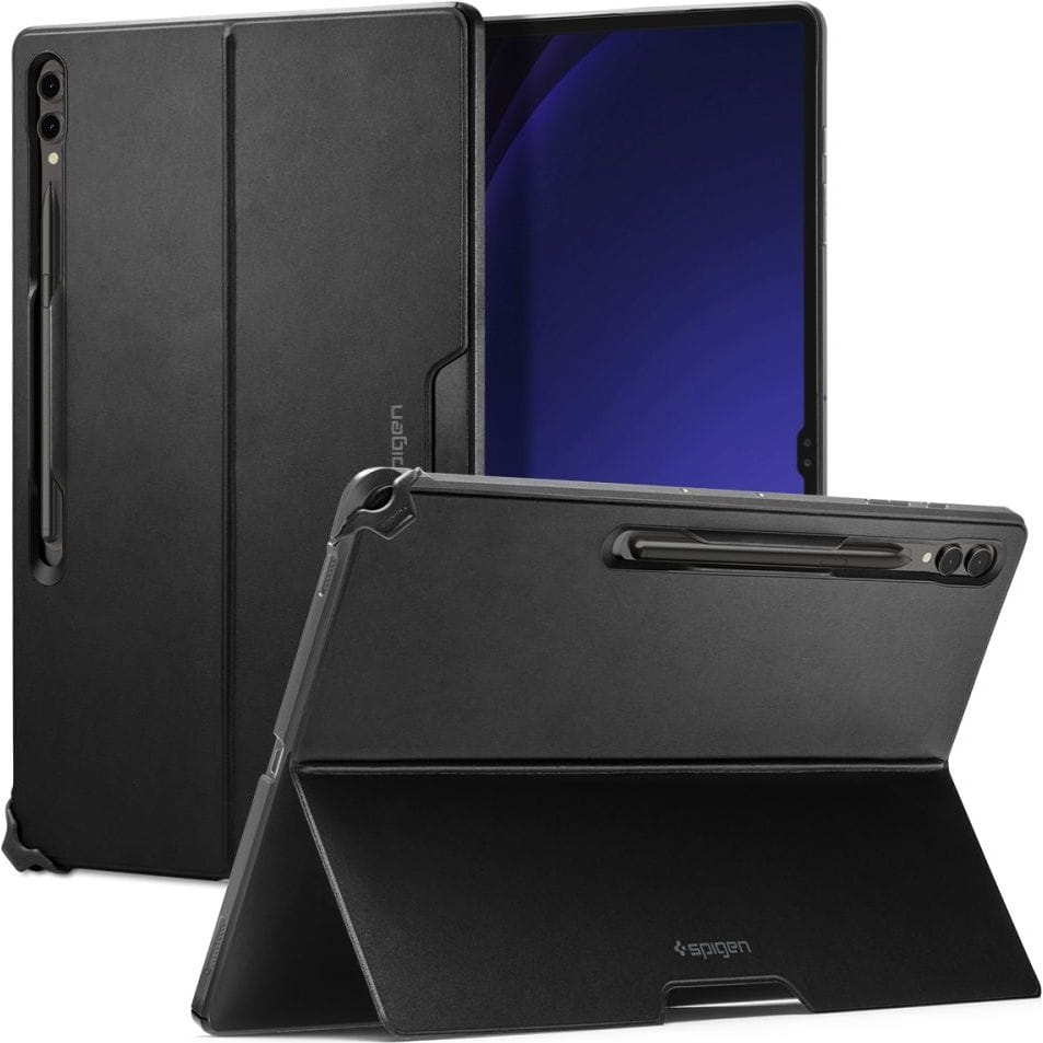Image of OUTLET: Etui Spigen Thin Fit Pro do Galaxy Tab S10 Ultra / S9 Ultra/ S8 Ultra, czarne