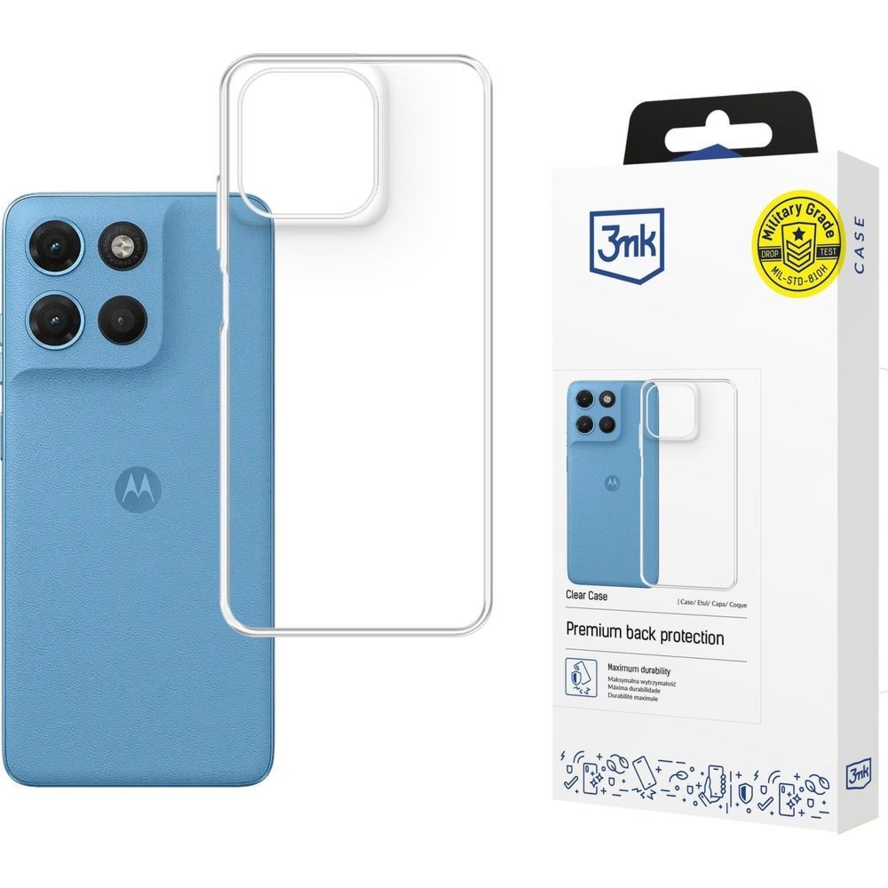 Etui 3mk Clear Case do Motorola Moto G17 / G17 Power, przezroczyste