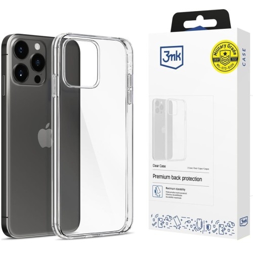 Image of Etui 3mk Clear Case do iPhone 16 Pro Max, przezroczyste