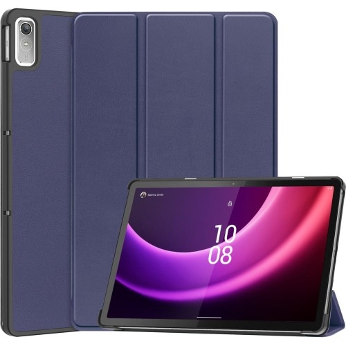 Image of Etui Bizon Case Tab Croc do Lenovo Tab P11 Gen 2 / Xiaoxin Pad Plus 2023, granatowe