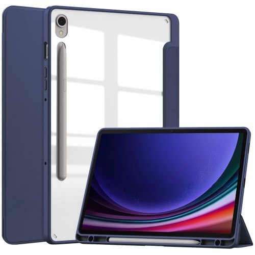 Image of Etui Bizon Case Tab Clear Matt do Galaxy Tab S9, granatowe