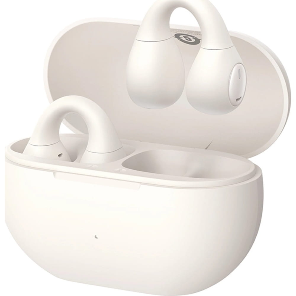 Słuchawki douszne bezprzewodowe Baseus Bass Open Ear TWS Earbuds, białe
