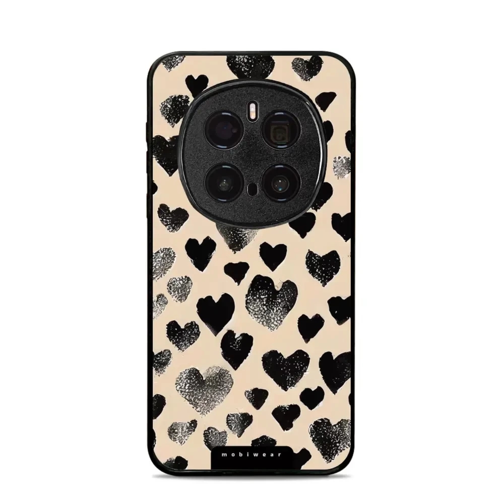 Etui ochronne do Honor Magic7 Pro, Mobiwear Glossy Case, beżowa miłość