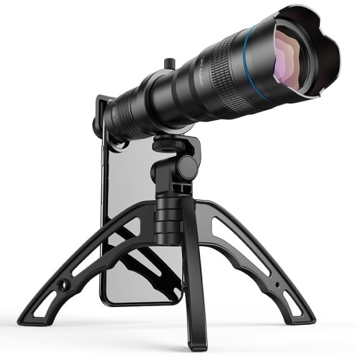 Image of Obiektyw teleskopowy / mobilny teleobiektyw Apexel do smartfona 36X + statyw