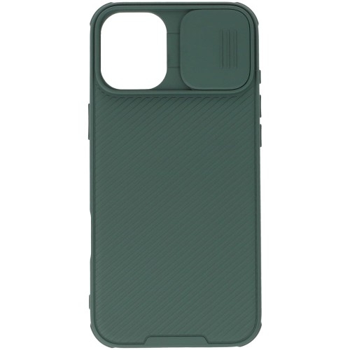 Image of Etui Nillkin CamShield Pro do iPhone 16 Plus, ciemnozielone