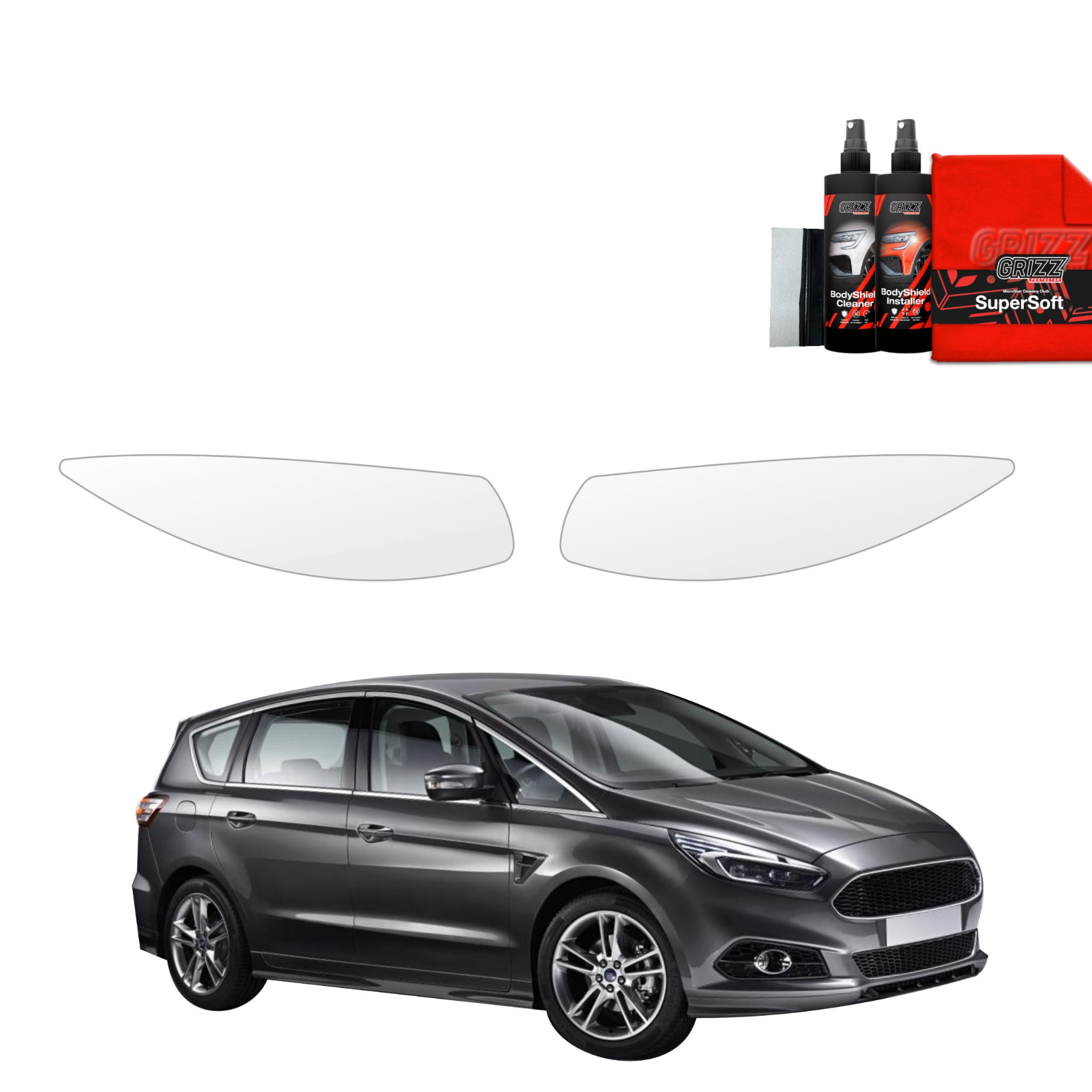 2w1 Folia ochronna na lampy Grizz Protector do Ford S-Max MK2 (2015-2019)