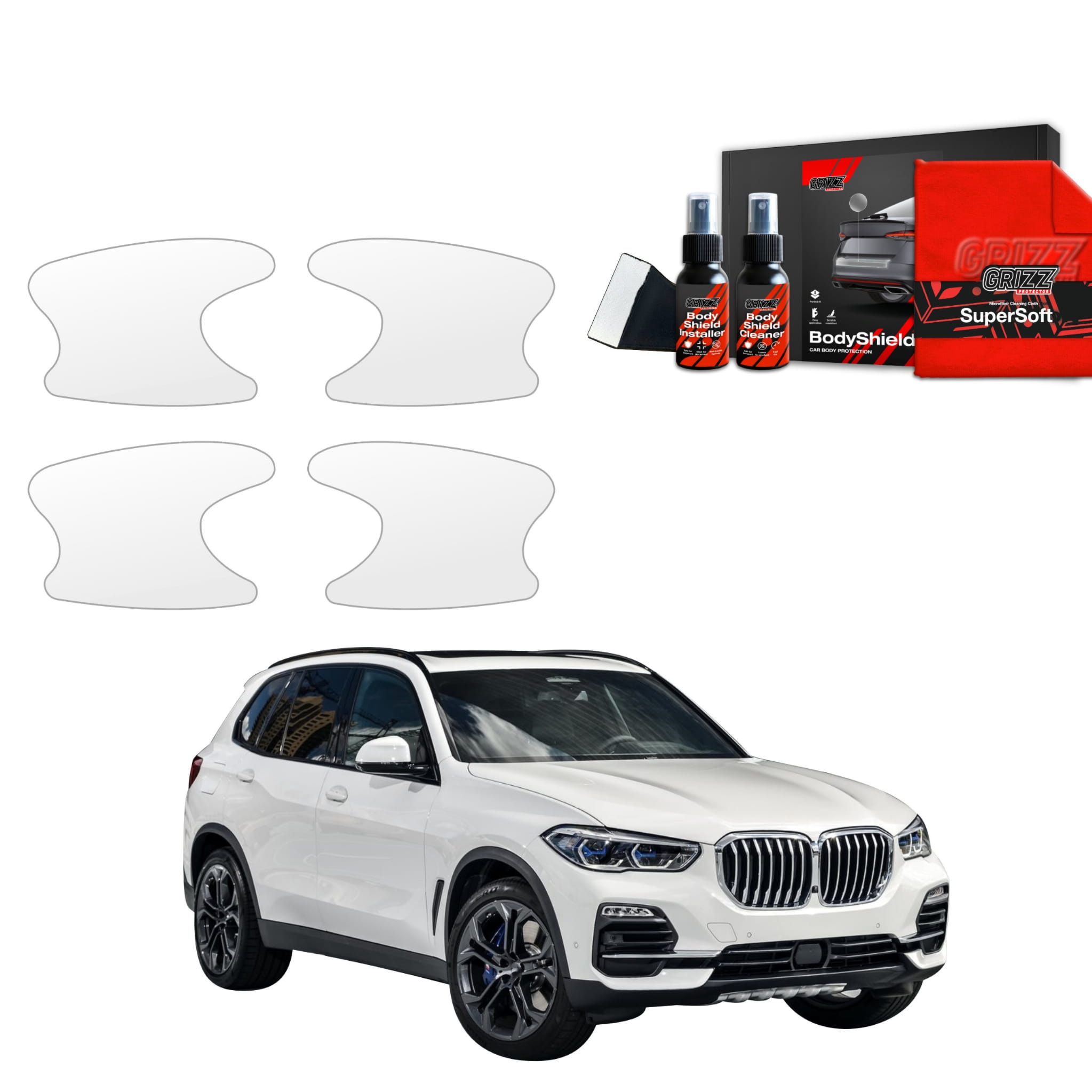 4w1 Folia ochronna pod klamki Grizz Protector do BMW X5 (2018-2023)